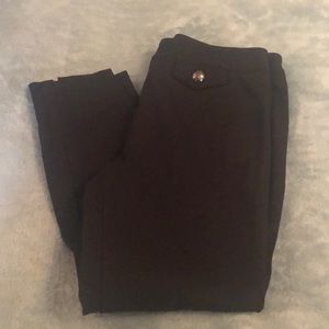 Talbots blk shaking crab pants skinny leg0p